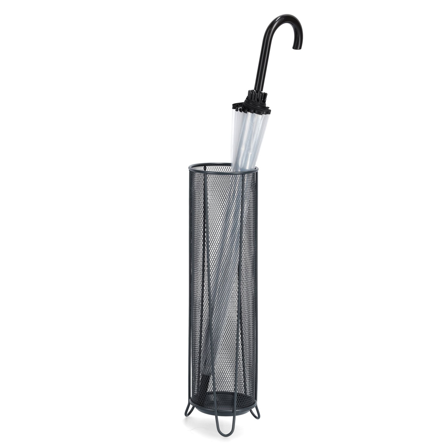 zeller-present-home-living-schirmst-nder-mesh-anthrazit-mit-tropfwanne image 2