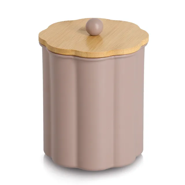 zeller-present-k-che-vorratsdose-metall-1000-ml-taupe image 1