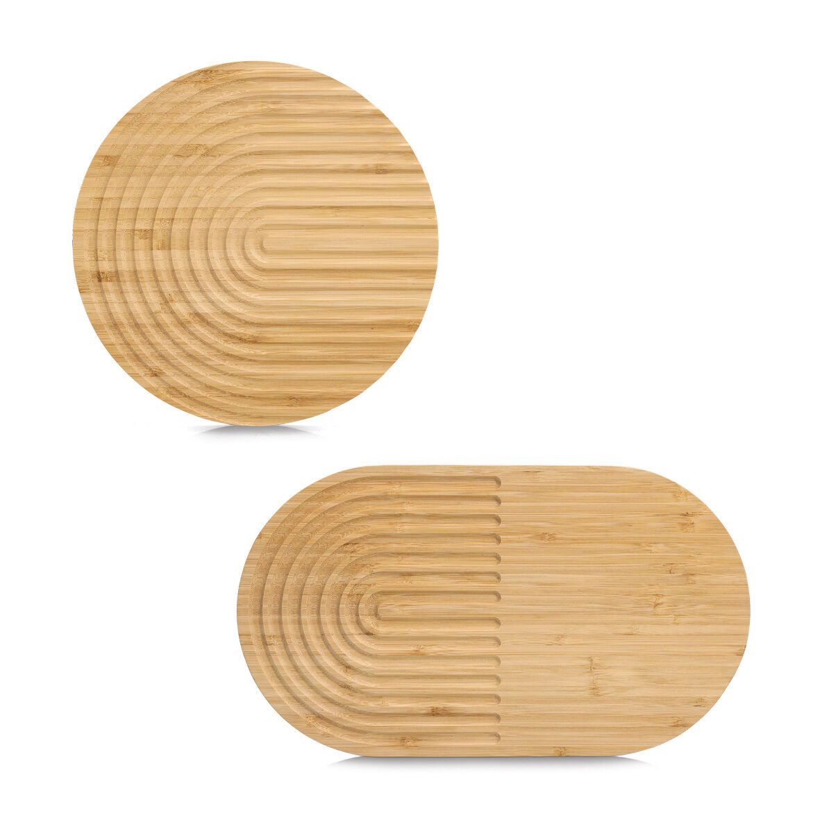 zeller-present-k-che-topfuntersetzer-bambus-oval-rillen image 2