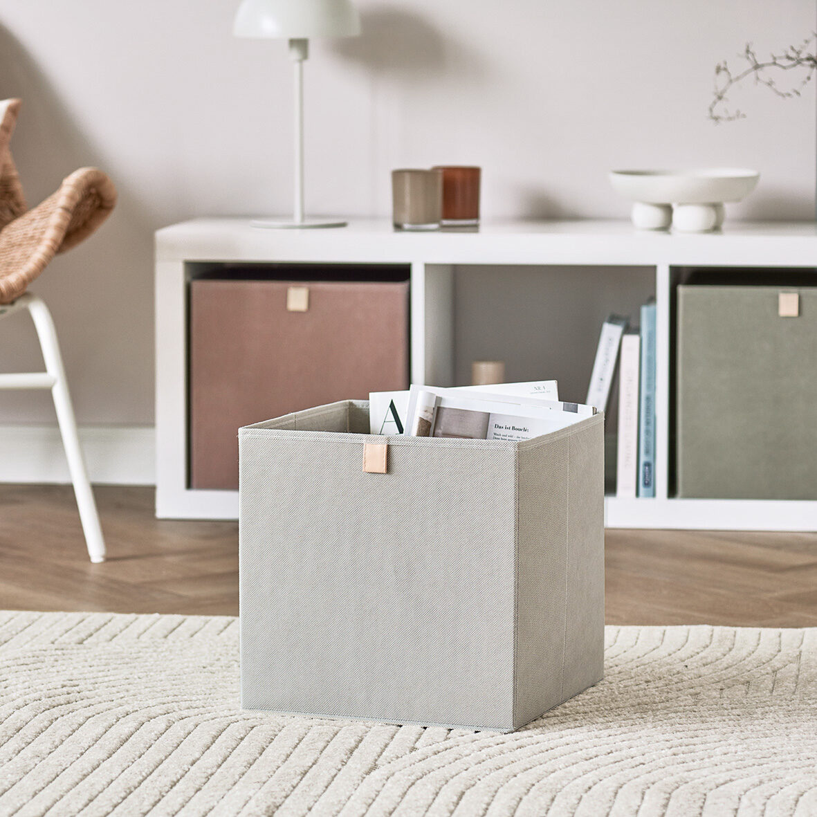 zeller-present-home-living-aufbewahrungsbox-vlies-grau-faltbar-2 image 5