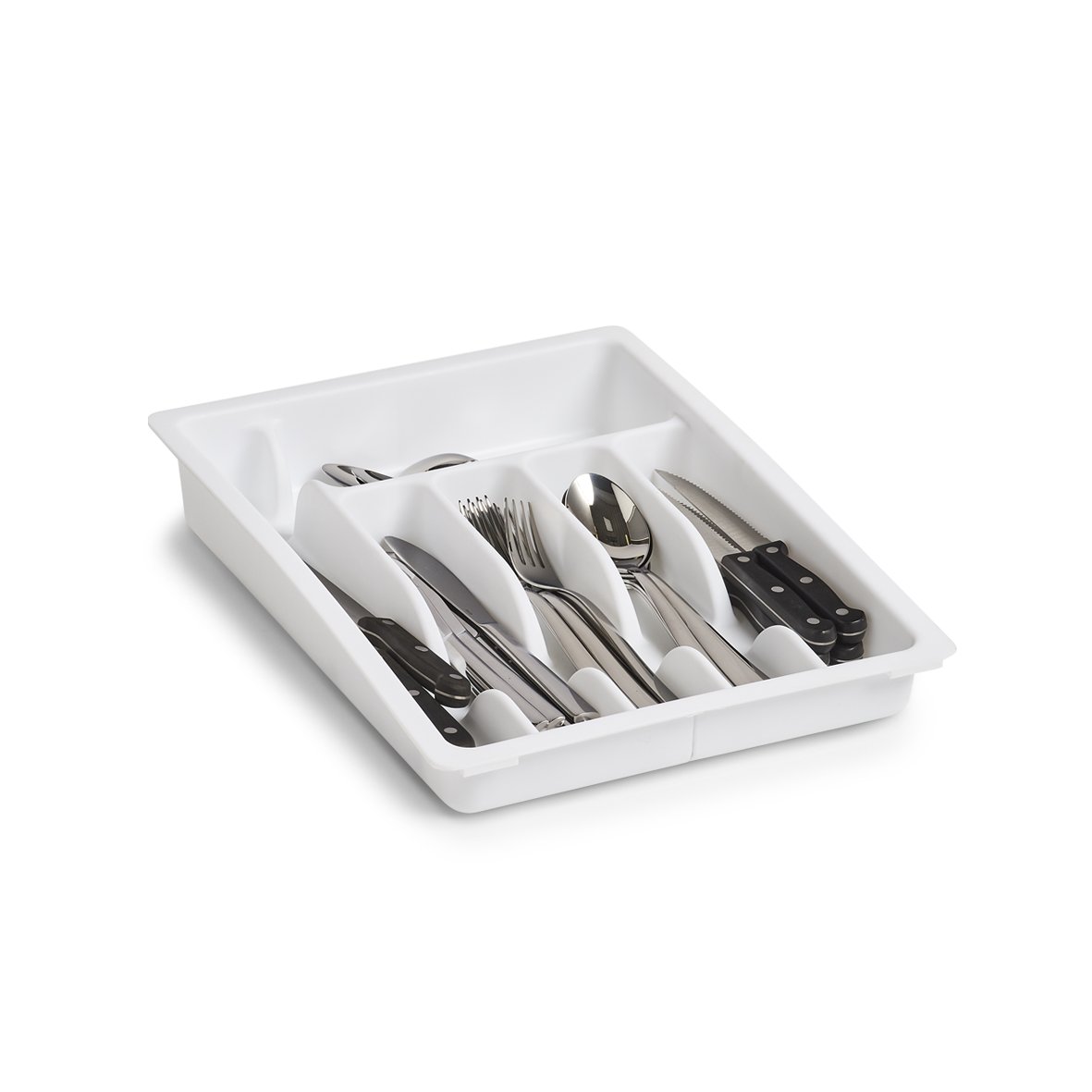 zeller-present-k-che-besteckkasten-ausziehbar-wei-kunststoff image 6