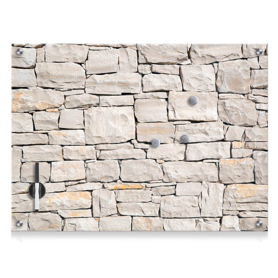 zeller-present-stone-memoboard-glas-beschreibbar-mit-stift image 1
