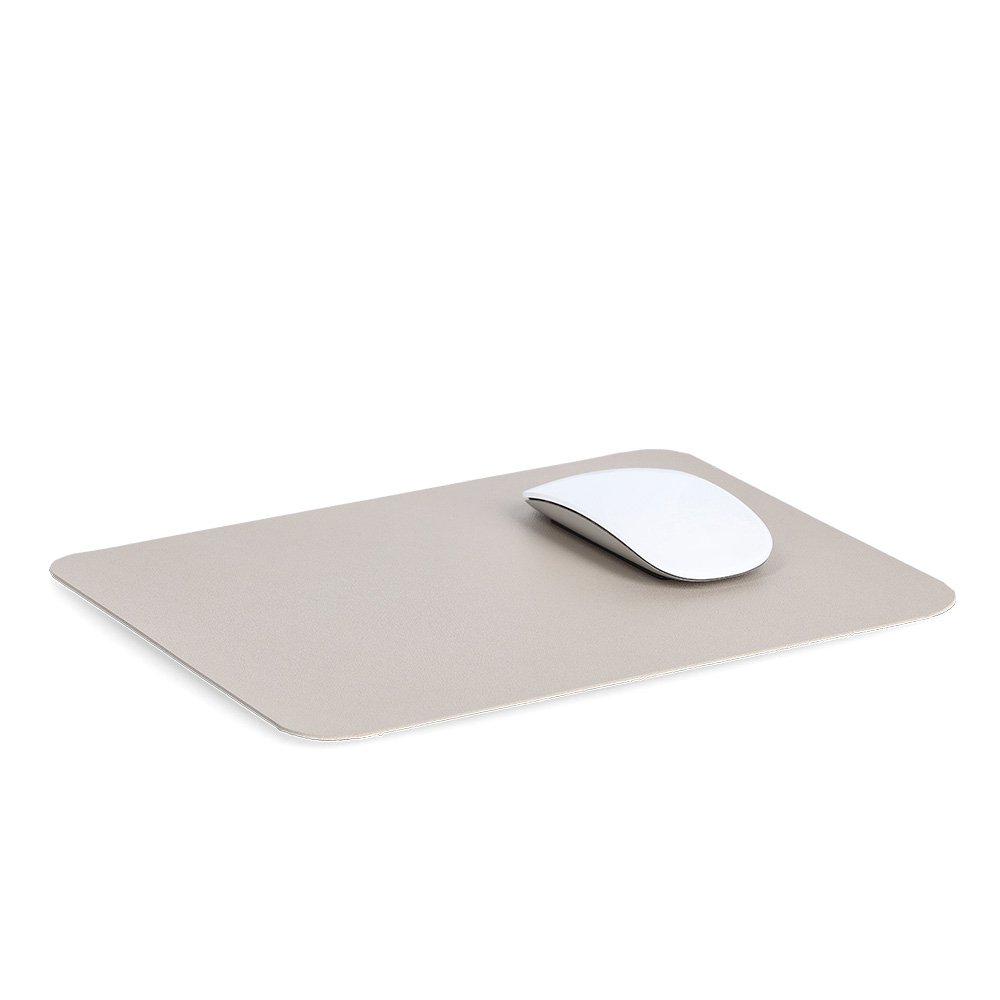 zeller-present-home-living-mousepad-kunstleder-creme image 4
