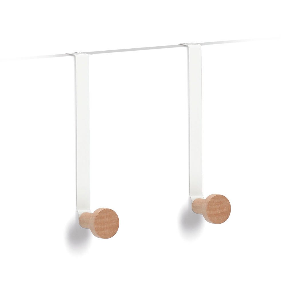 zeller-present-home-living-t-rh-nger-set-2-tlg-wei-metall-holz image 1