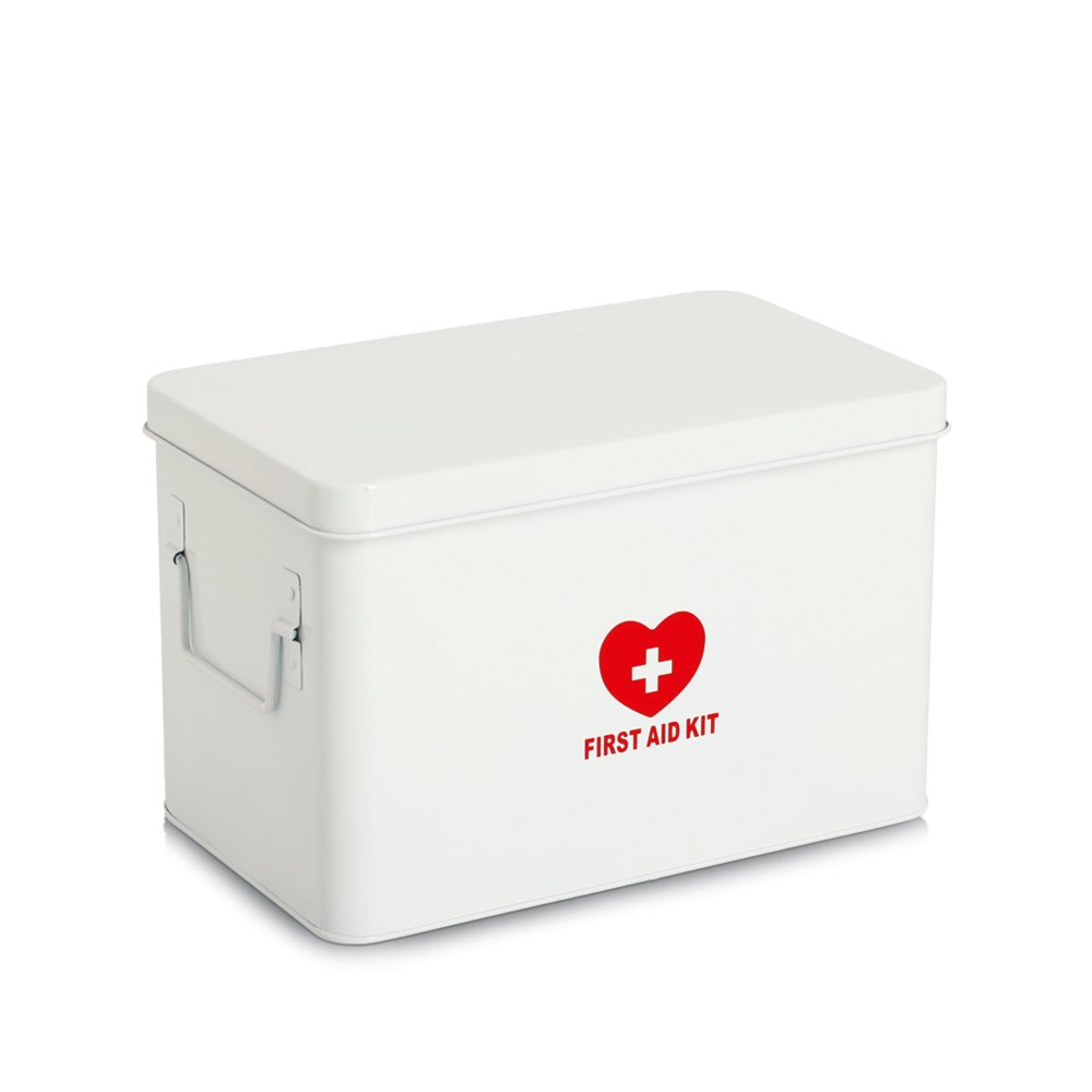 zeller-present-medizinbox-metall-wei-first-aid-kit-2-ebenen image 1