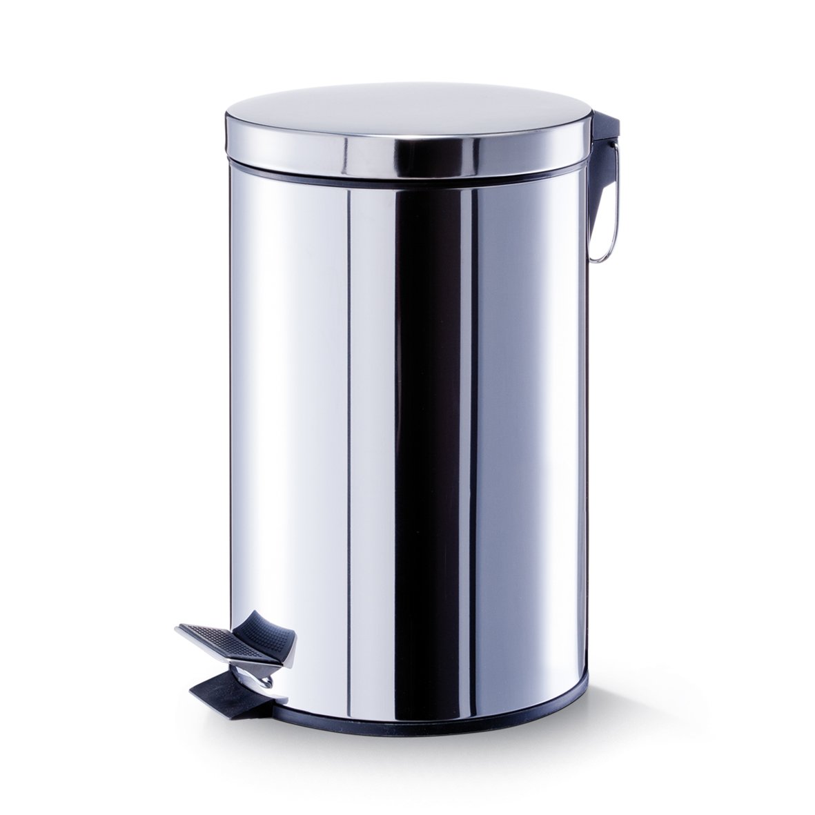 zeller-bad-treteimer-12-l-edelstahl-mit-pedal image 1