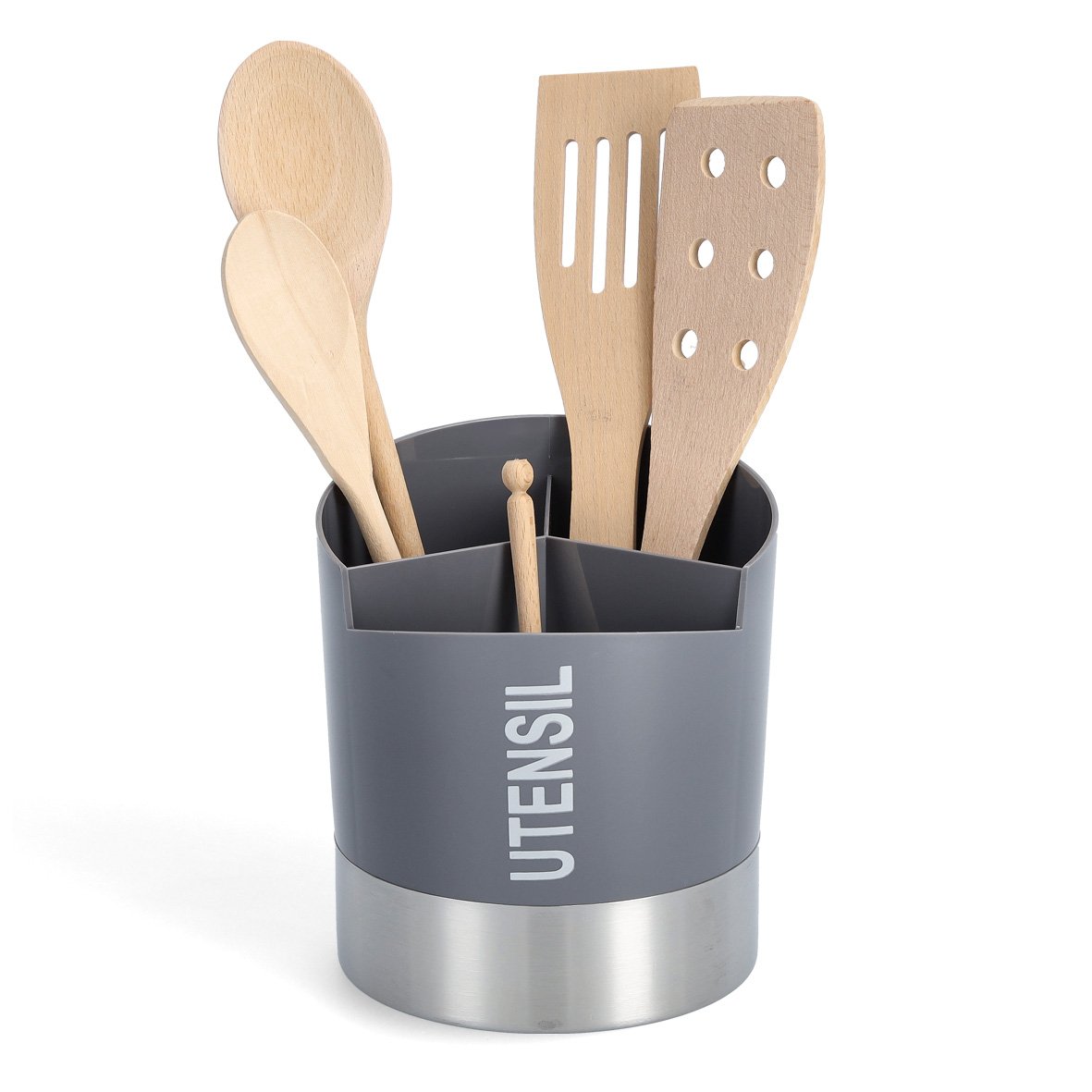zeller-present-home-living-utensilienhalter-edelstahl-anthrazit image 2