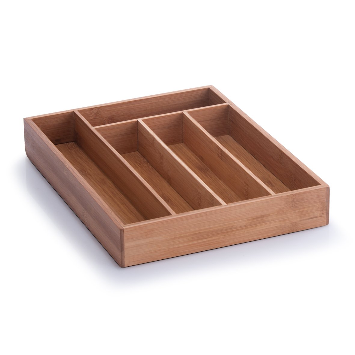 zeller-k-che-besteckkasten-bambus-mdf-5-f-cher image 1