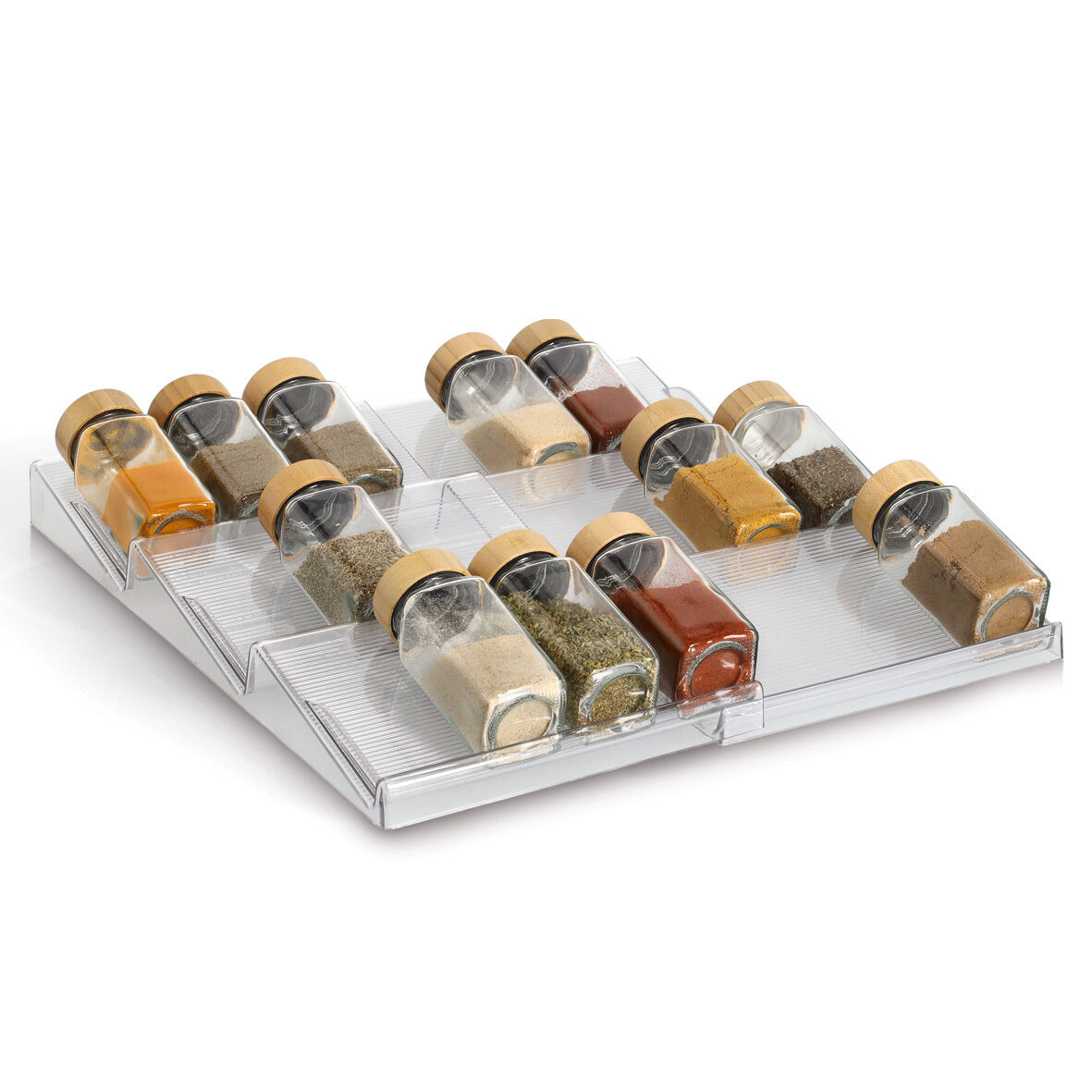 zeller-present-k-che-gew-rzglas-schubladen-organizer-2-tlg image 3