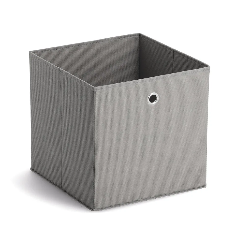 zeller-present-home-living-aufbewahrungsbox-vlies-grau image 1