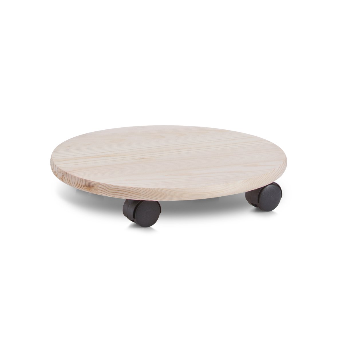 zeller-present-home-living-pflanzenroller-rund-kieferholz image 1