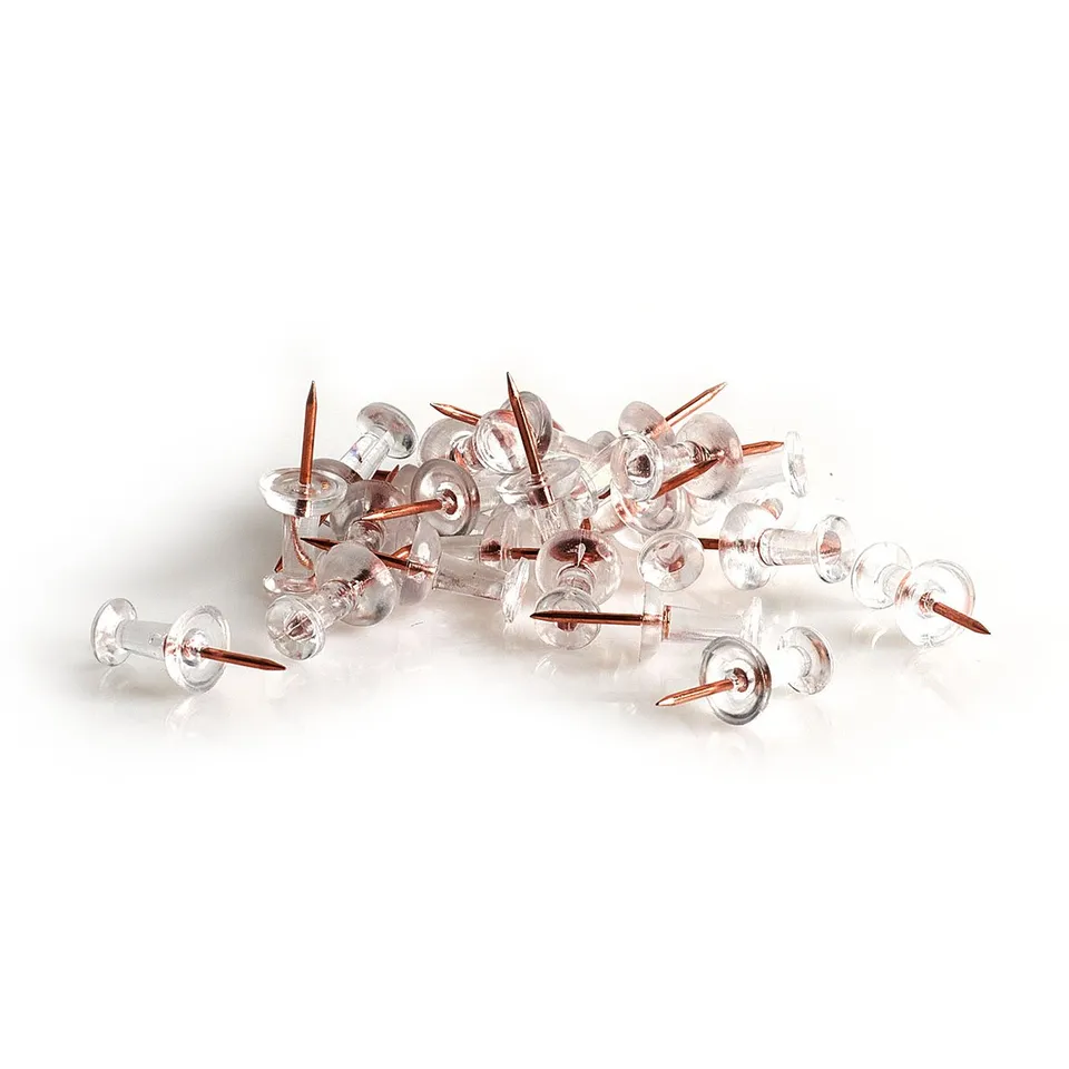 zeller-present-office-push-pins-set-25-tlg-ros-gold image 1