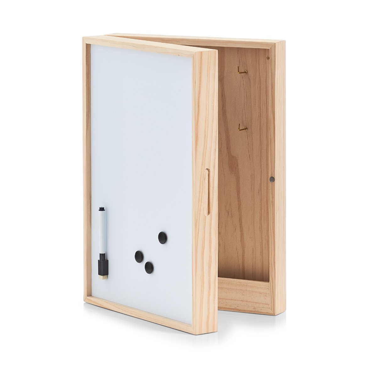 zeller-present-home-living-schl-sselbox-holz-whiteboard image 2