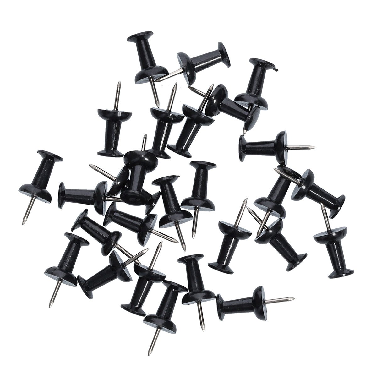 zeller-office-push-pins-set-25-tlg-schwarz-metall image 1