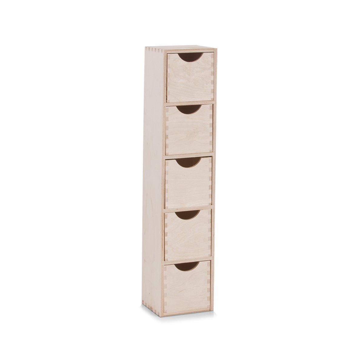 zeller-present-home-living-schubladenelement-5-er-birke-holz image 1
