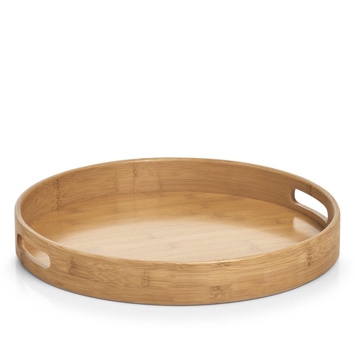 zeller-present-table-serviertablett-bambus-rund-mit-griffen-2 image 1