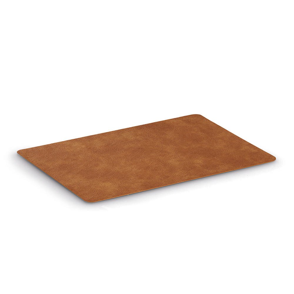 zeller-present-table-platzset-kunstleder-cognac-tischset image 2