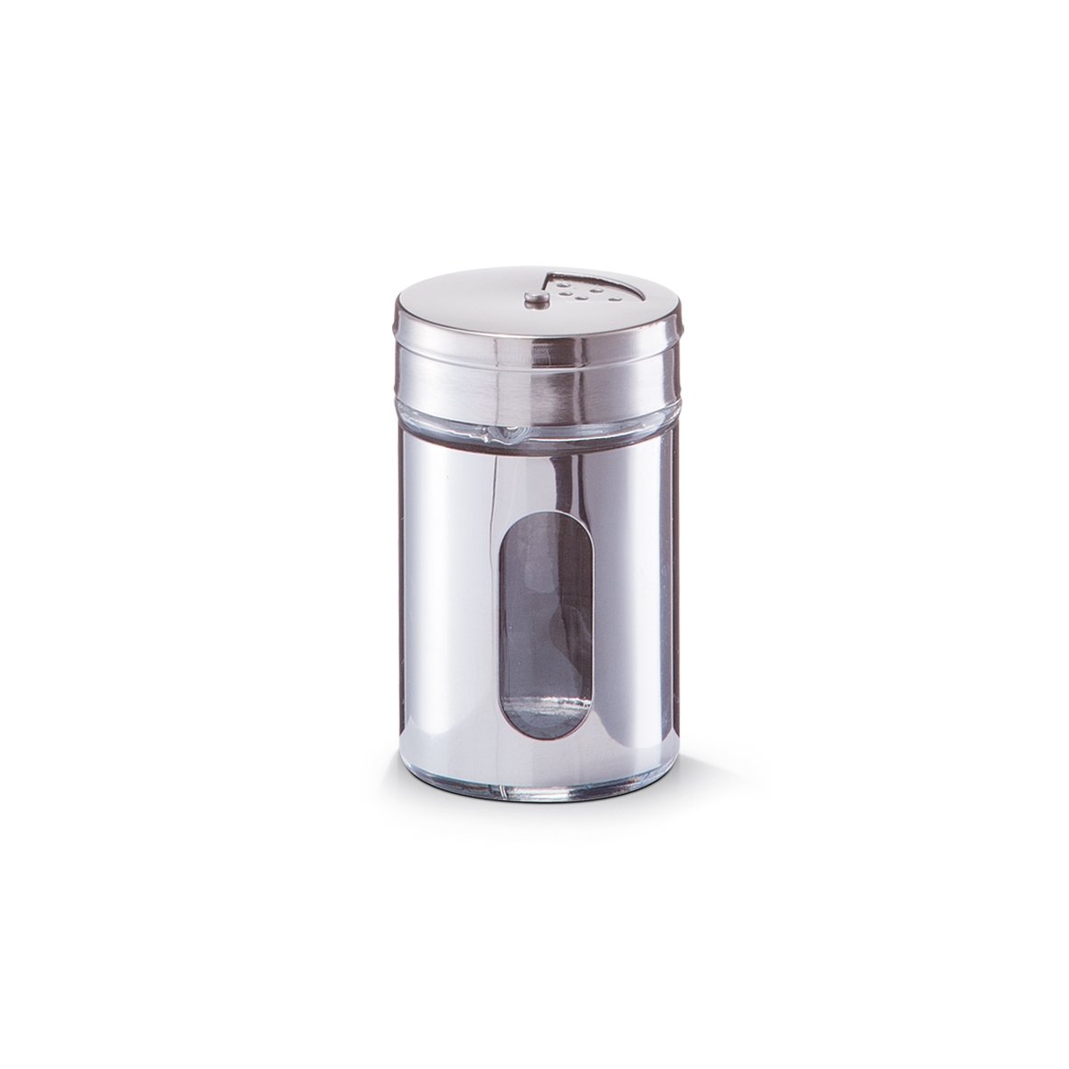 zeller-present-k-che-gew-rzstreuer-klein-glas-edelstahl image 1