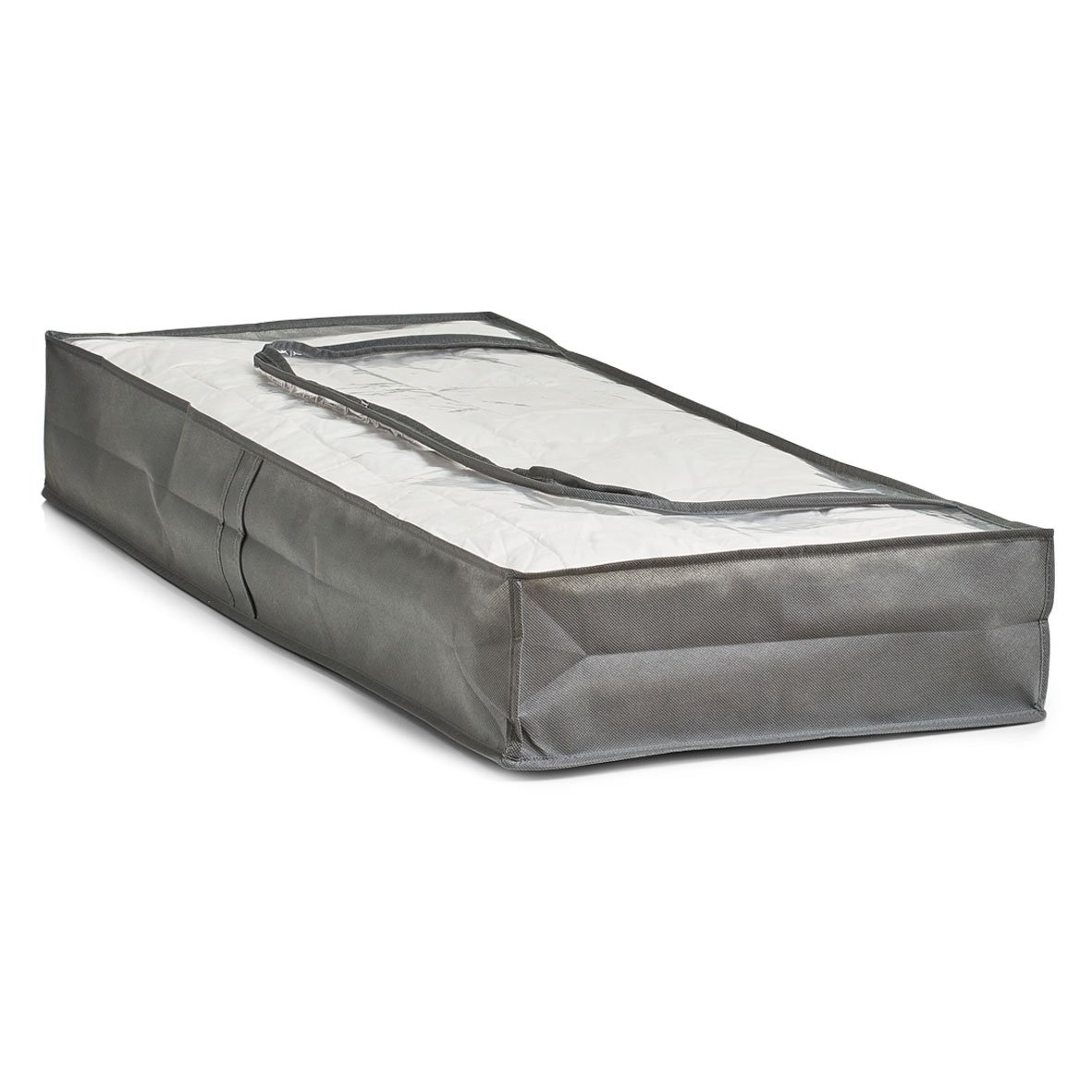 zeller-present-unterbett-aufbewahrungstasche-vlies-grau image 2