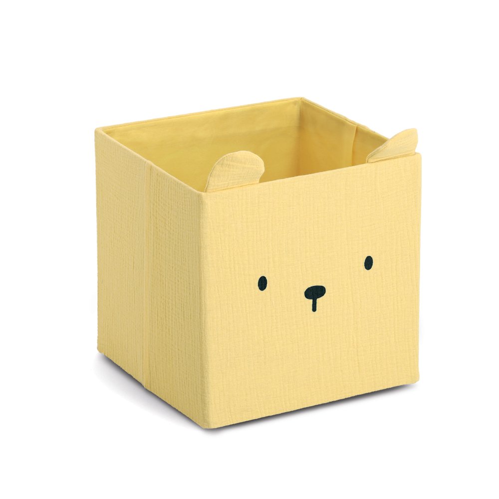 zeller-present-kids-aufbewahrungsbox-b-r-musselin-gelb image 1