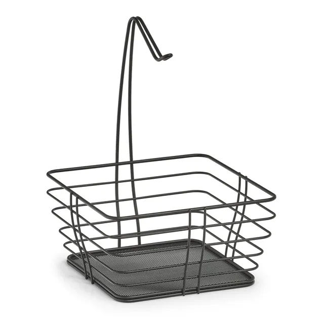 zeller-present-obstkorb-metall-schwarz-26x26x13-cm image 1