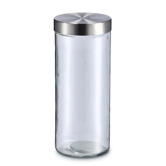 zeller-present-vorratsglas-edelstahldeckel-2100-ml image 1