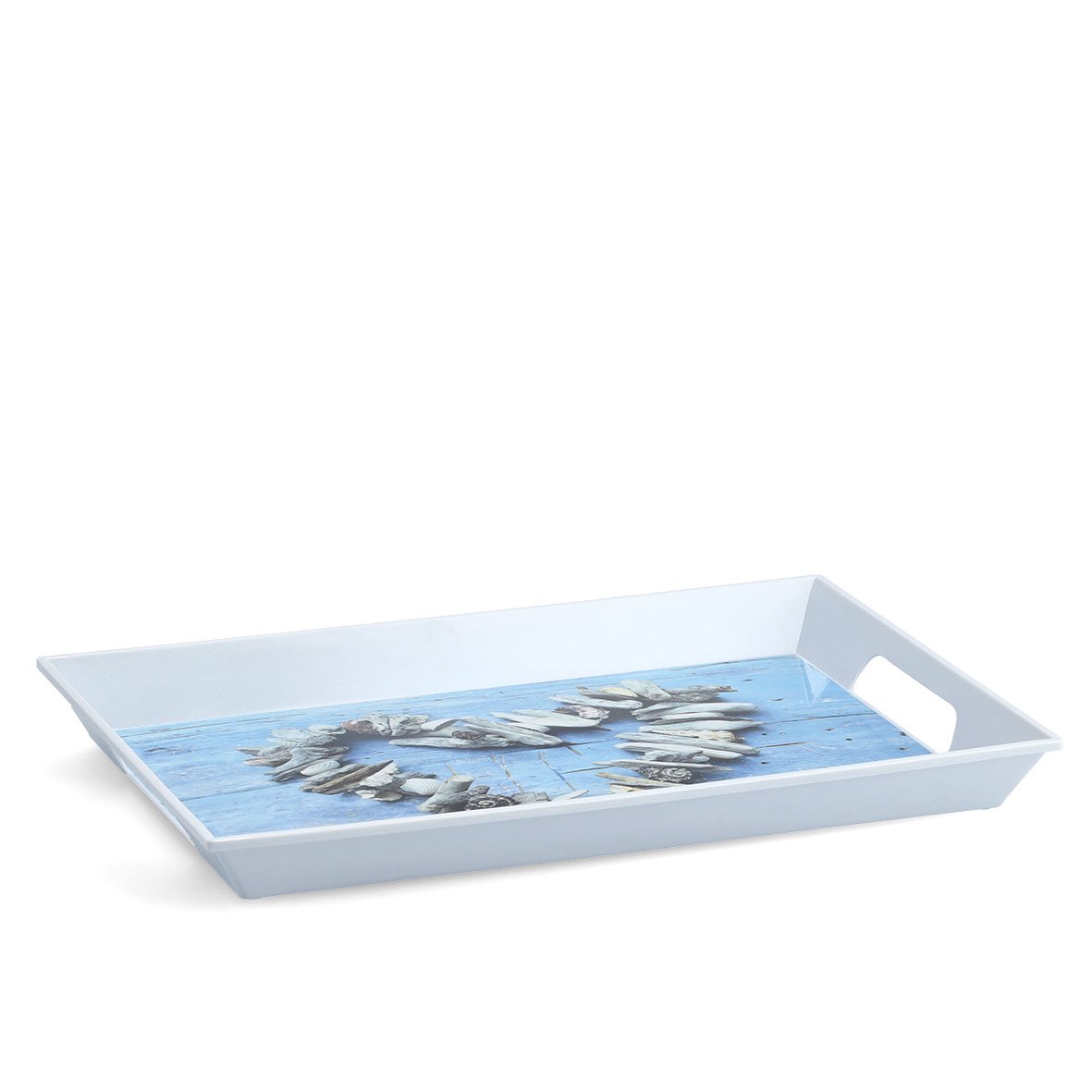 zeller-present-table-melamintablett-herz-mit-griffen image 1