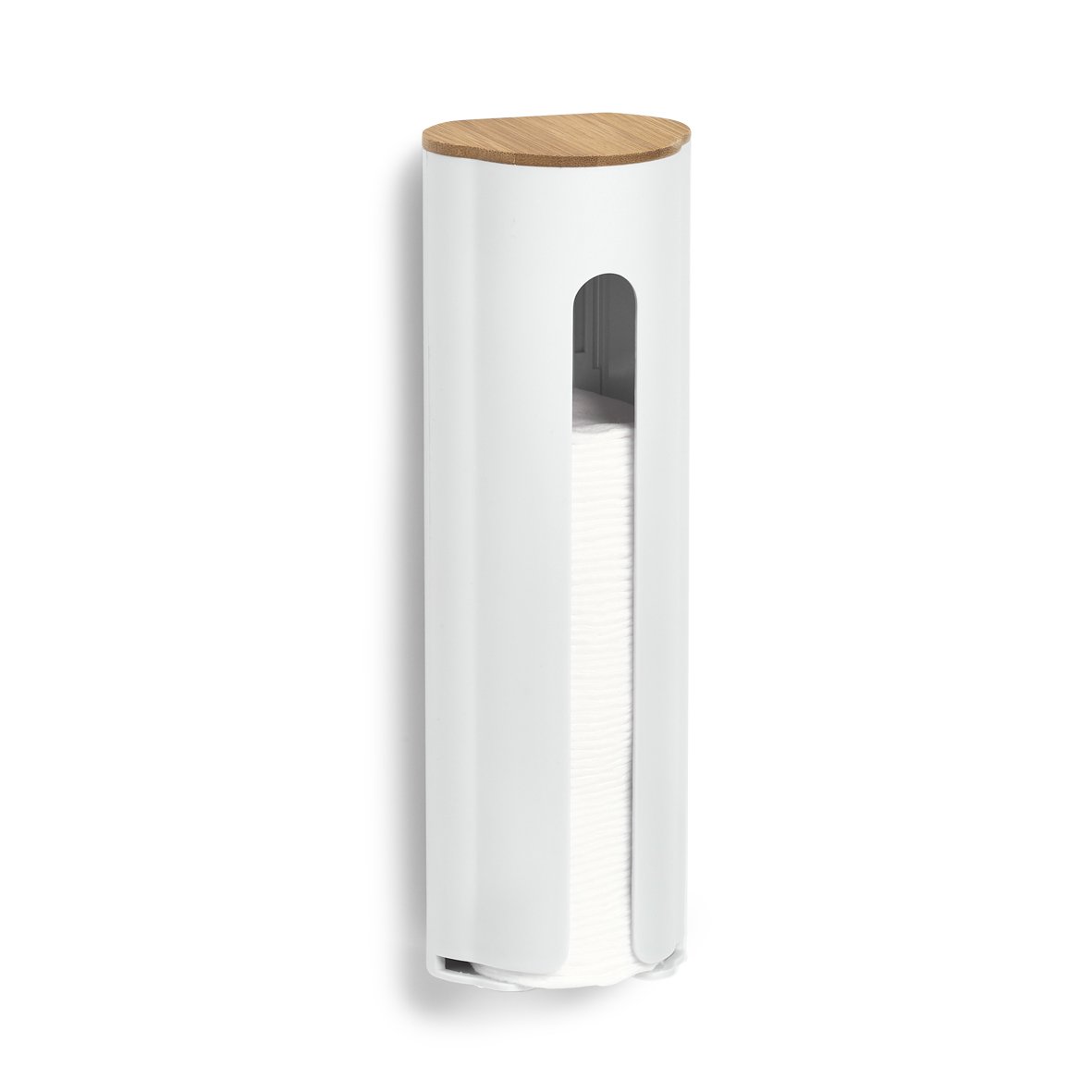 zeller-present-home-living-wattepad-spender-wattepadbox-wei-bambus image 6