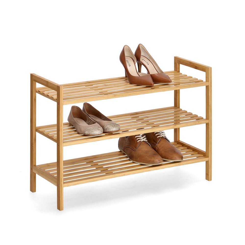 zeller-present-home-schuhregal-bambus-3-ablagen-9-paare image 2