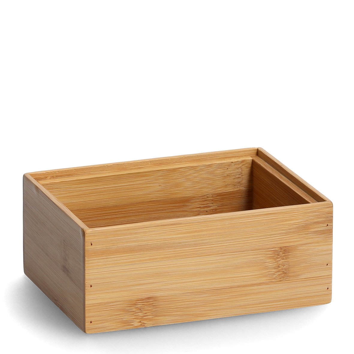 zeller-present-home-living-ordnungsboxen-set-2-tlg-bambus-stapelbar image 5