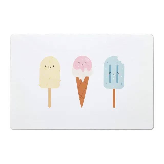 zeller-present-table-ice-cream-platzset-wei-kunststoff image 1