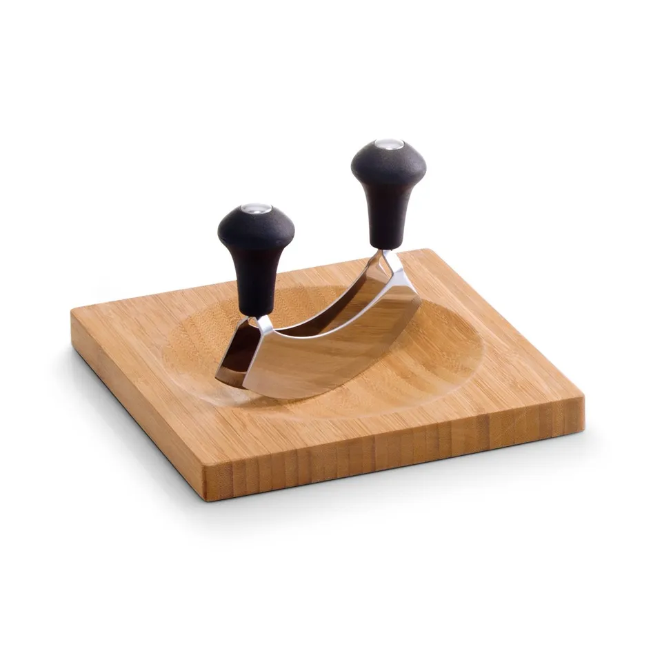 zeller-present-k-che-kr-uterbrett-bambus-mit-wiegemesser image 1