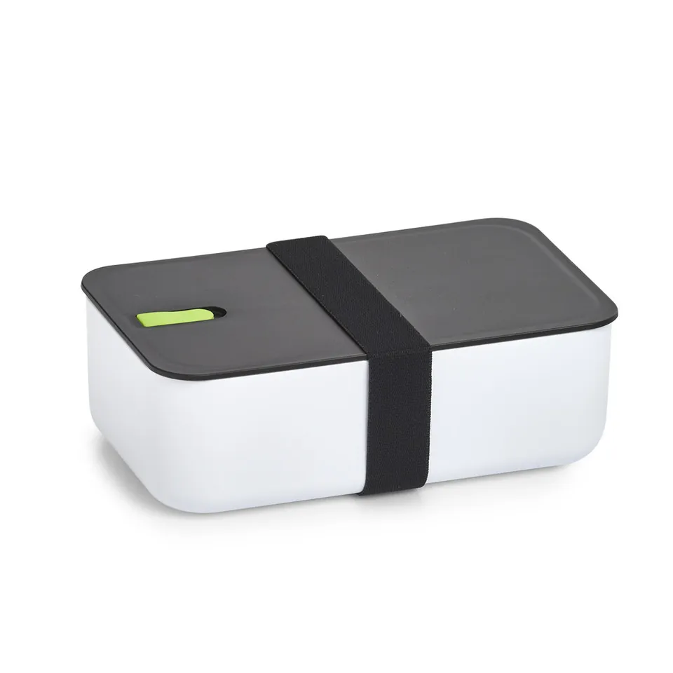 zeller-present-k-che-lunch-box-kunststoff-wei-schwarz-gr-n image 1