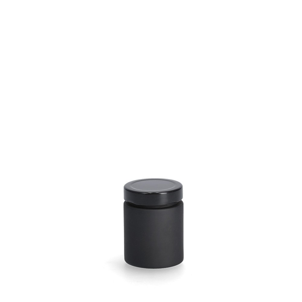 zeller-present-k-che-gew-rzglas-150-ml-schwarz-metalldeckel image 1