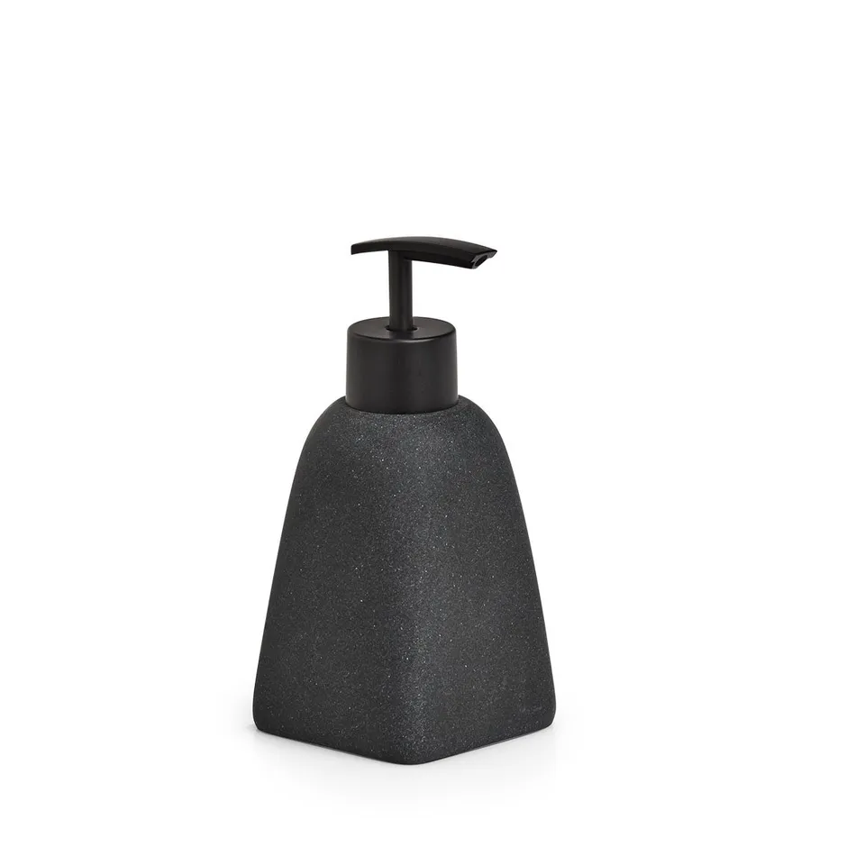 zeller-present-bad-seifenspender-dark-stone-schwarz image 1