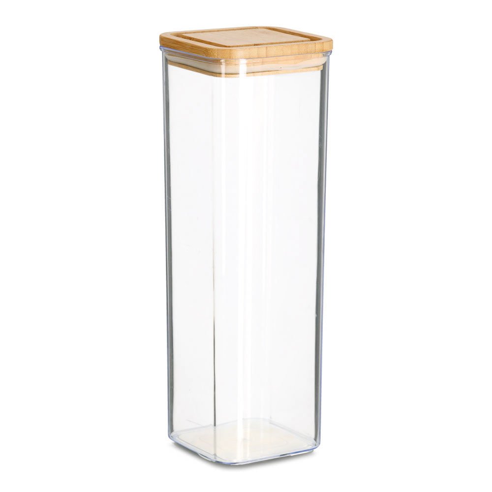 zeller-present-k-che-vorratsdose-1900-ml-bambusdeckel-kunststoff image 1