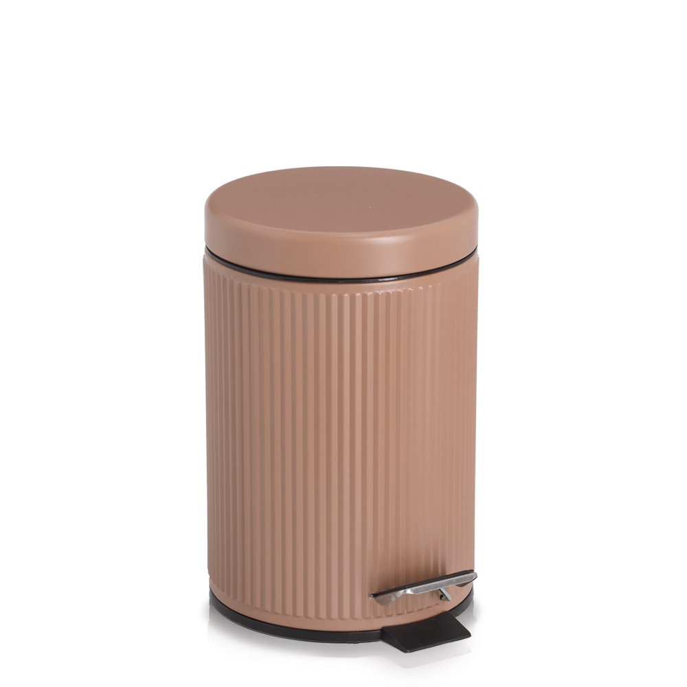 zeller-present-bad-kosmetikeimer-3-liter-mocca-mit-pedal image 1
