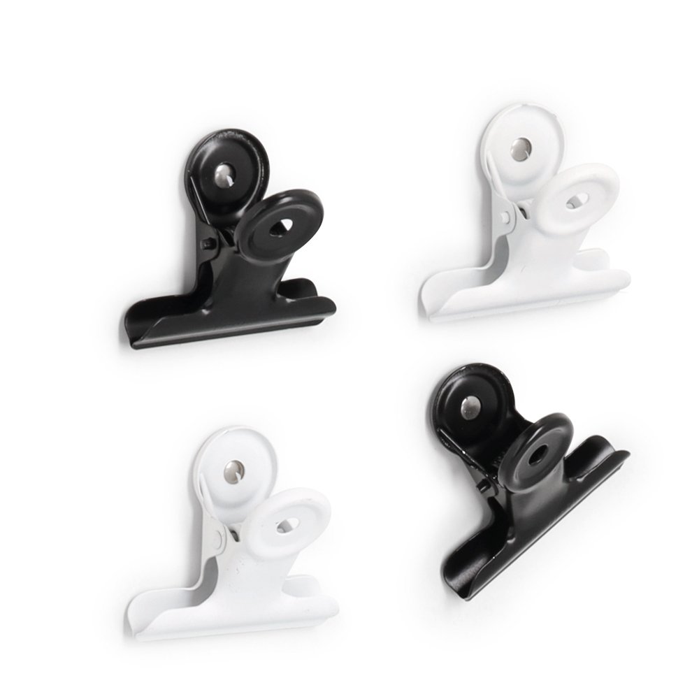 zeller-present-clips-magnet-set-4-tlg-schwarz-wei image 1