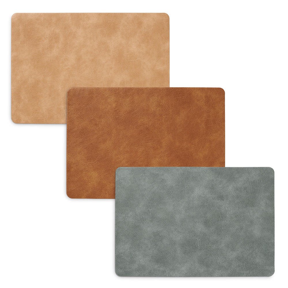 zeller-table-platzset-kunstleder-hellbraun-abwischbar image 2