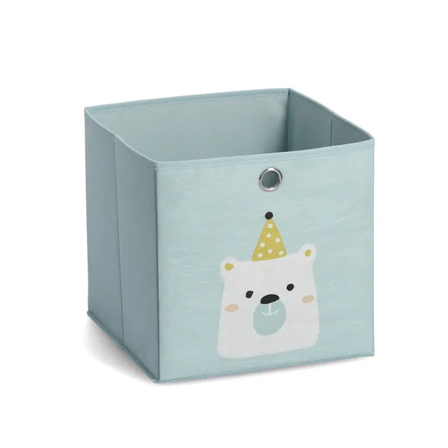 zeller-present-home-aufbewahrungsbox-icebear-mint-28-cm image 1
