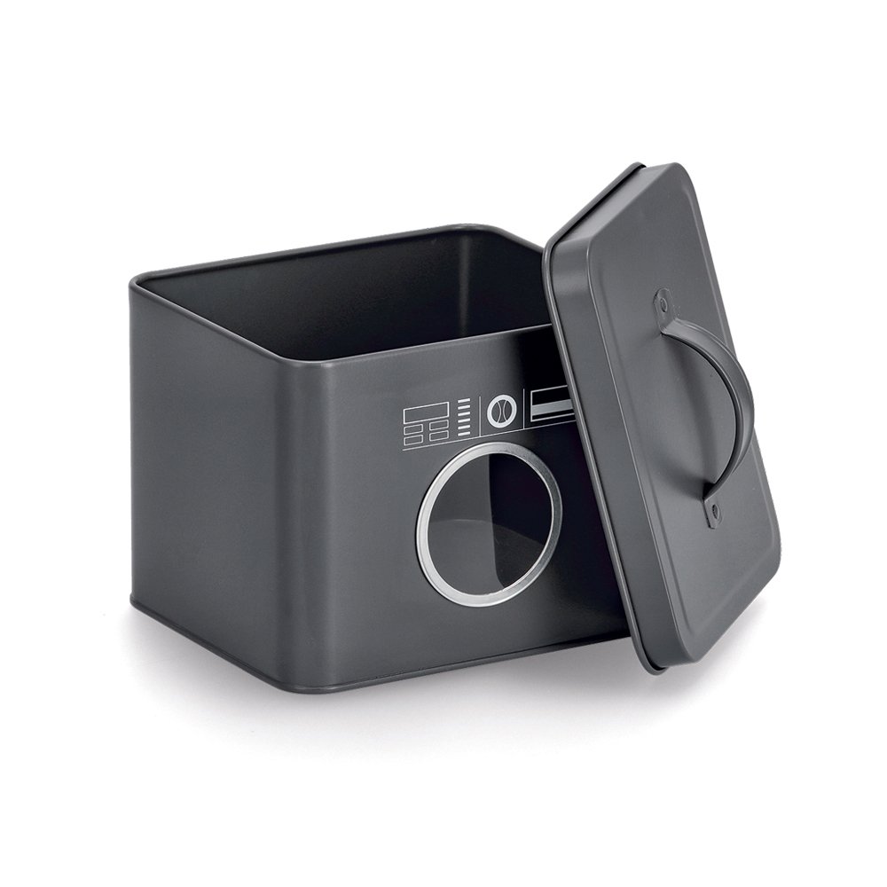 zeller-present-home-waschpulver-box-metall-anthrazit-deckel image 4