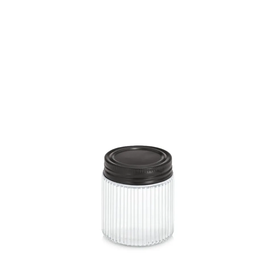 zeller-present-k-che-vorratsglas-metalldeckel-120-ml-riffel image 1