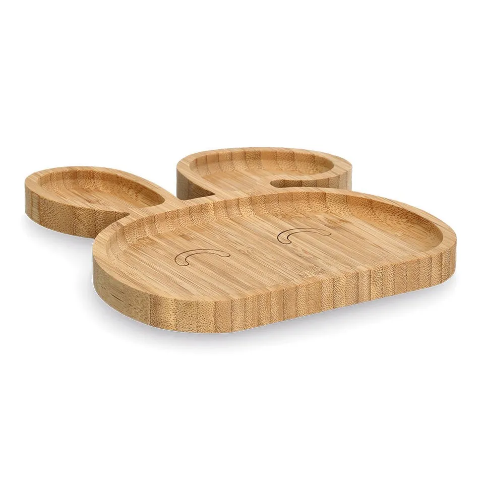 zeller-present-kids-snackteller-hase-bambus-kinderteller image 1