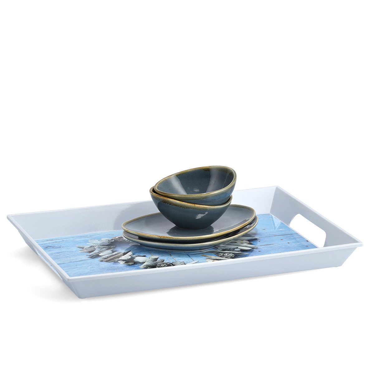 zeller-present-table-melamintablett-herz-mit-griffen image 2