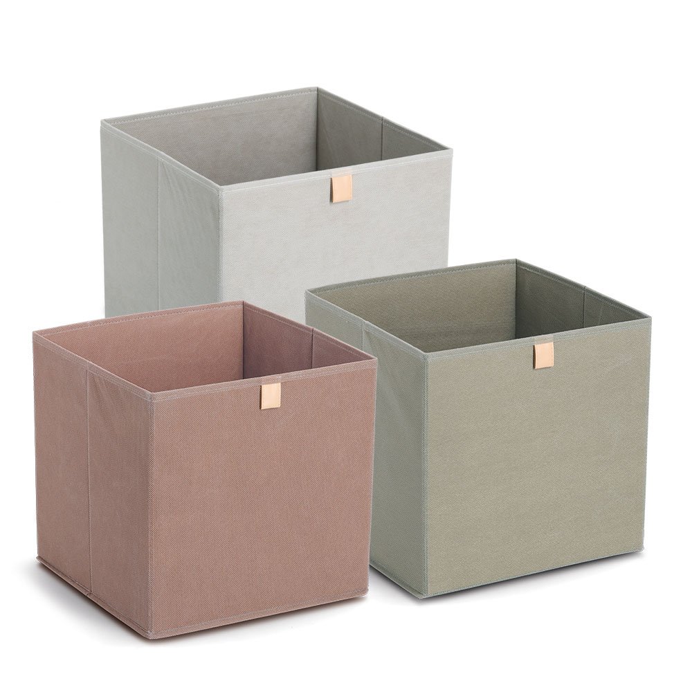 zeller-present-home-living-aufbewahrungsbox-vlies-grau-faltbar-2 image 4
