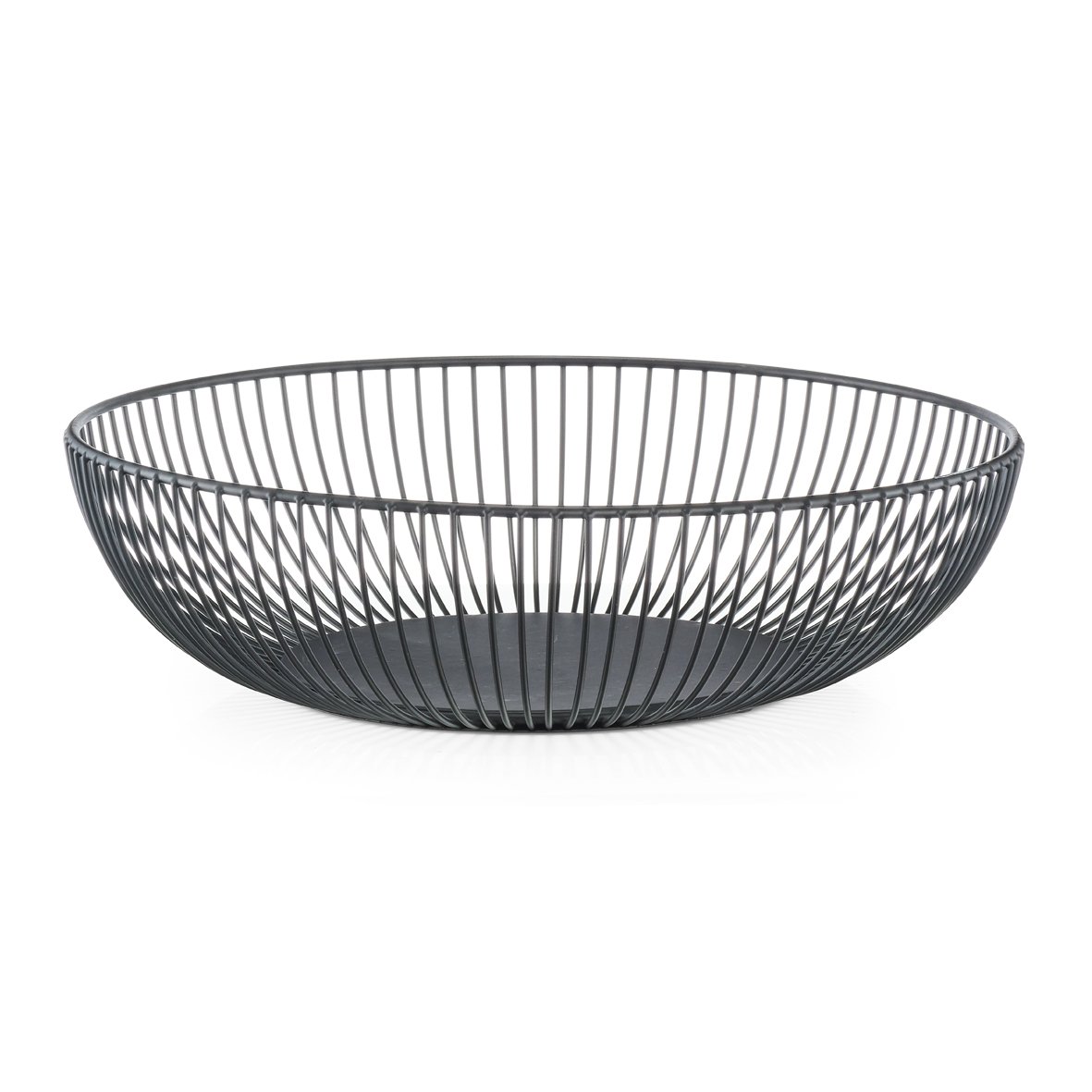 zeller-present-k-che-obstkorb-metall-schwarz-pulverbeschichtet image 1