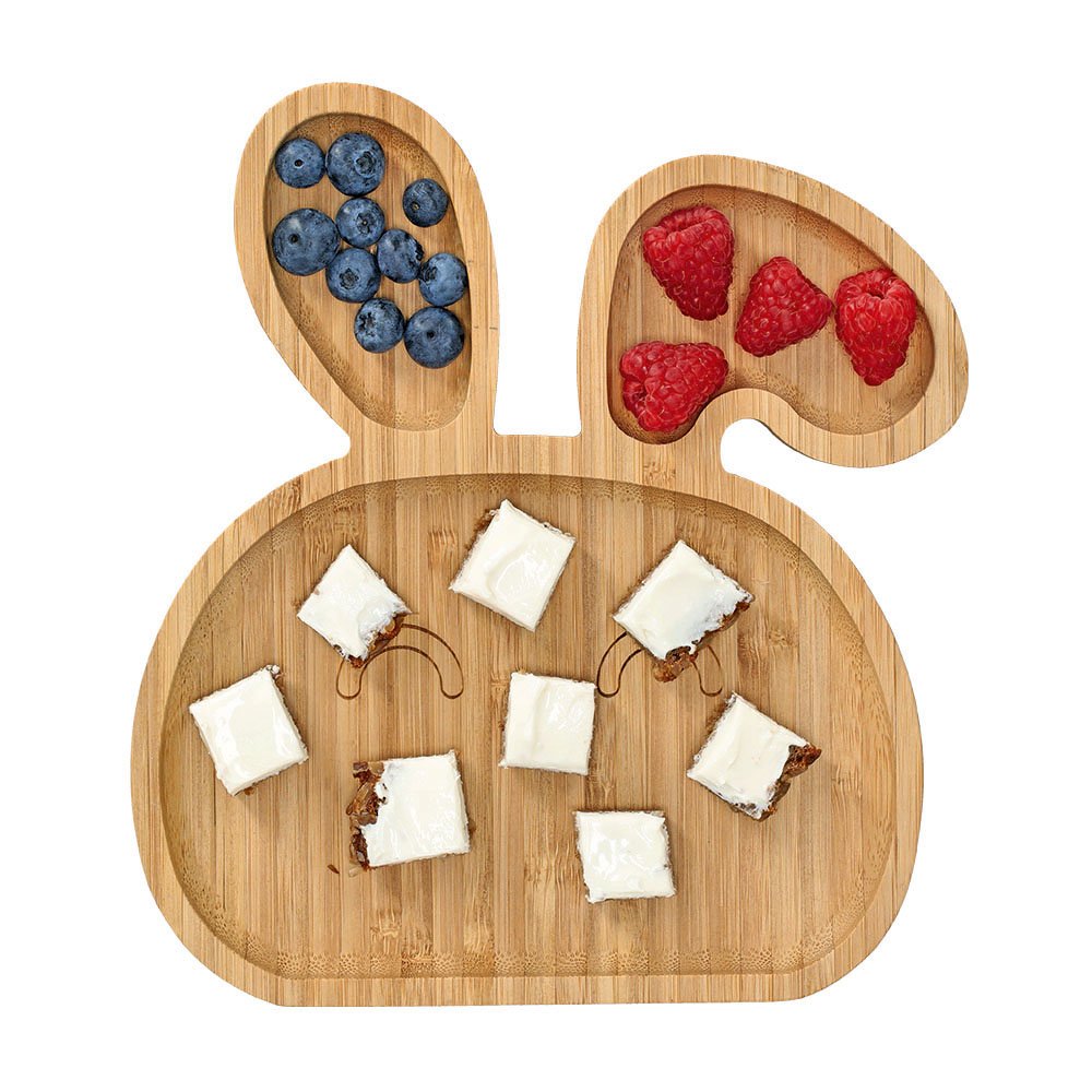 zeller-present-kids-snackteller-hase-bambus-kinderteller image 4