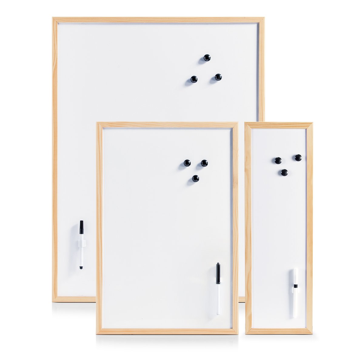 zeller-present-office-magnet-schreibtafel-metall-kiefer-memo image 3