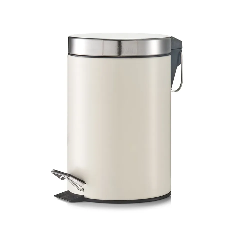 zeller-present-kosmetikeimer-3-liter-metall-treteimer-bad image 1