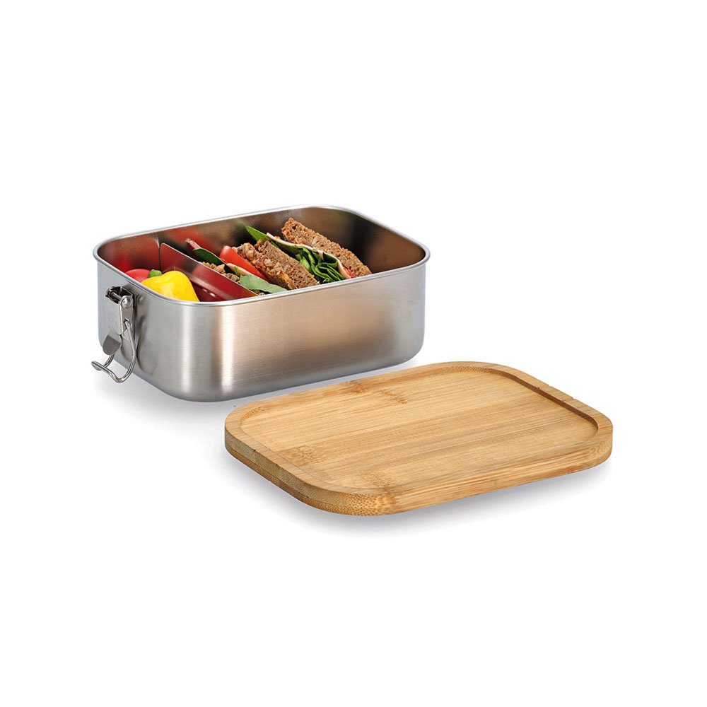 zeller-present-k-che-lunchbox-edelstahl-770-ml-bambus image 2